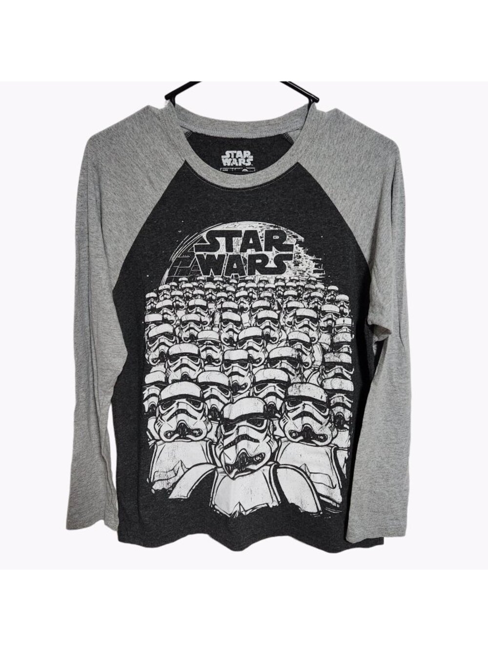 Star Wars T Shirt Mens Size Small Stormtroopers Long Sleeve Graphic Baseball Tee